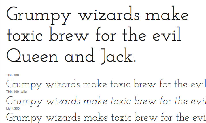 web fonts