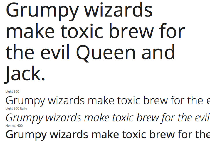 web fonts