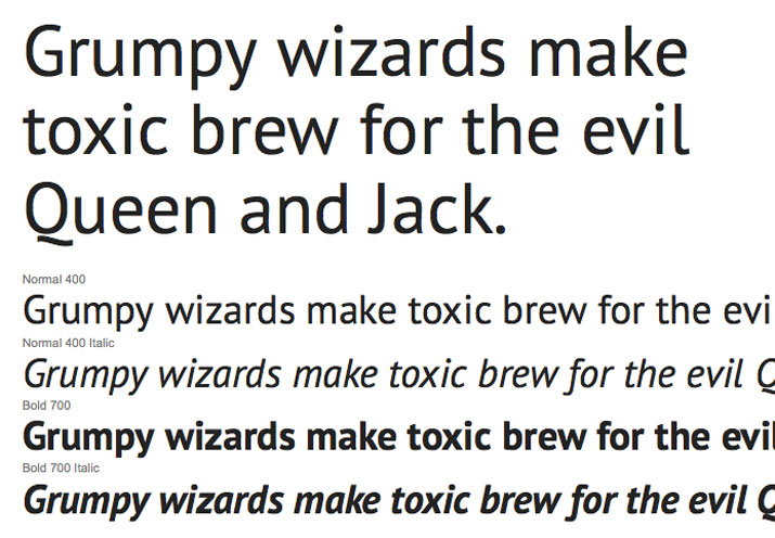 web fonts